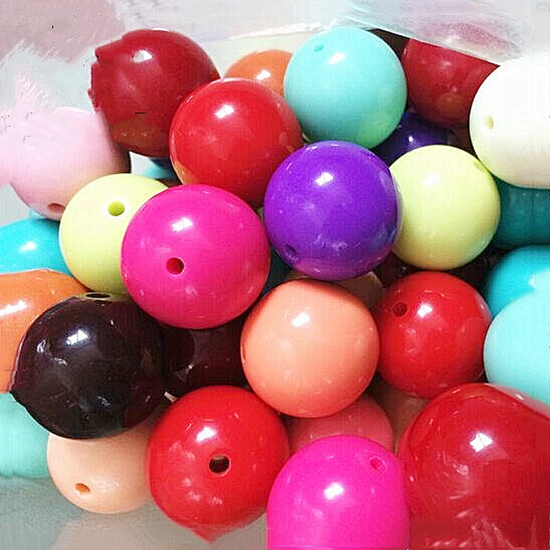 20mm chunky acrylic ball bead