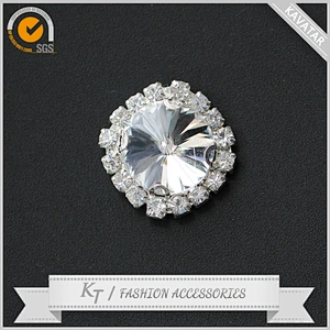 Magnetic Glass Acrylic Rhinestone Button for Upholster