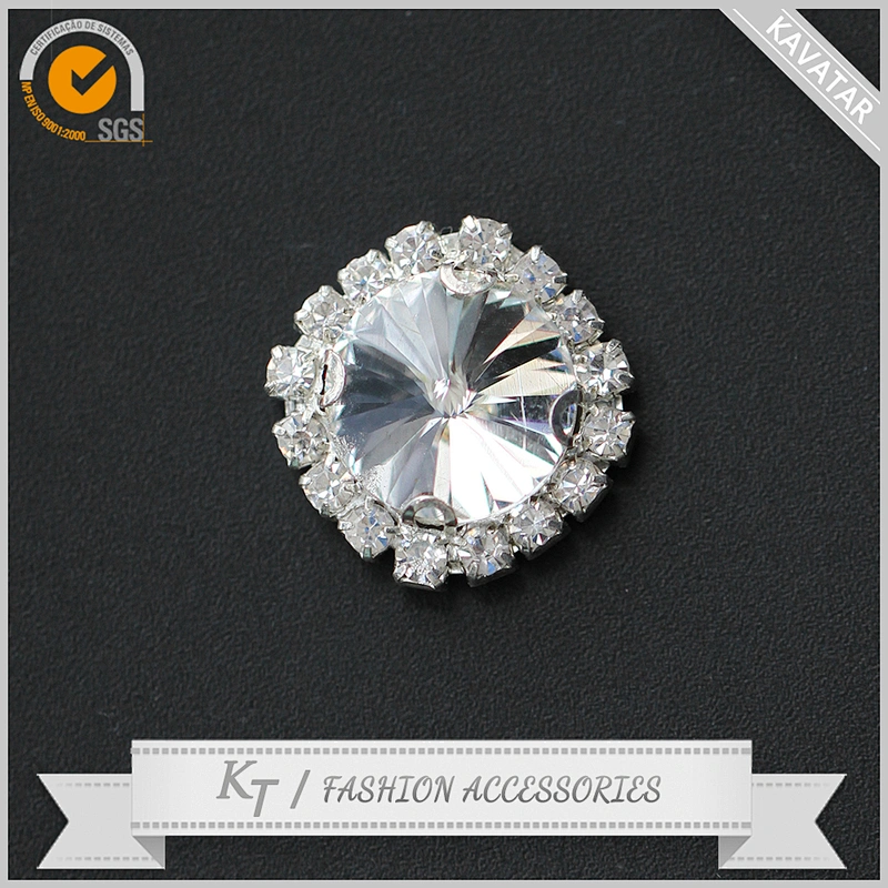 Magnetic Glass Acrylic Rhinestone Button for Upholster