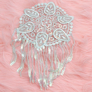 wholesale water - soluble bead embroidery clothing accessories lace embroidery fabric sequins decoration lace