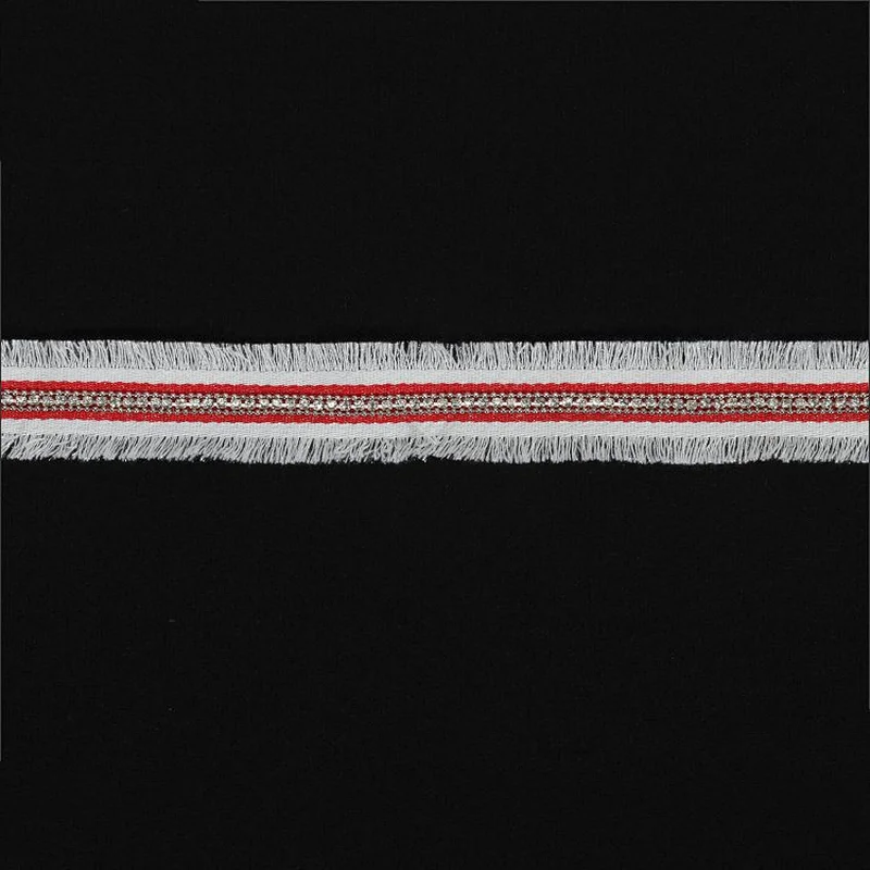 Wholesale hot selling braided trim with nylon tape for garments