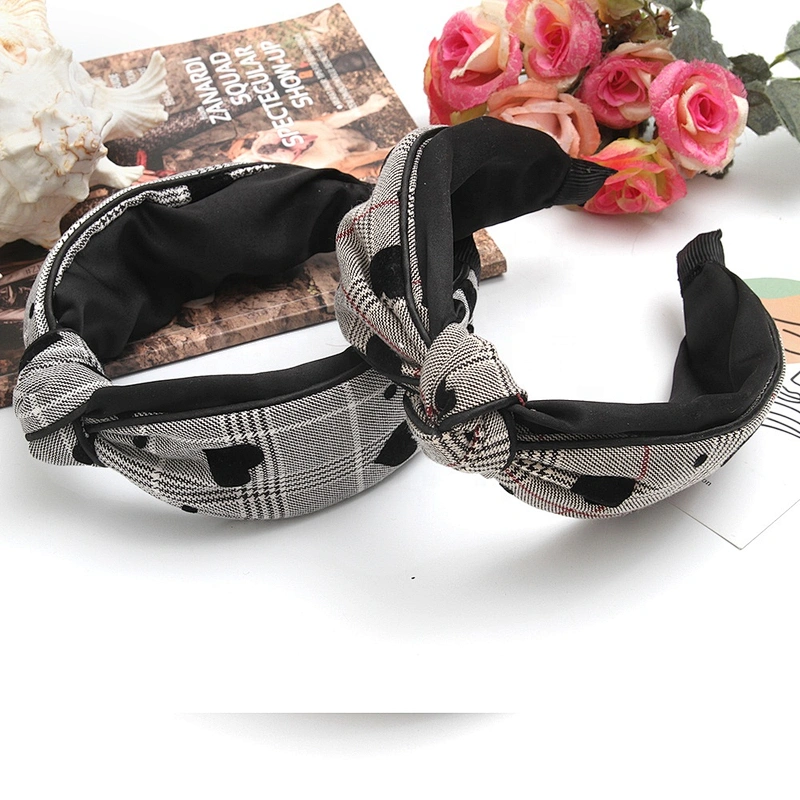 fashion  2020  wholesale rhinestone headbands for girls hair accessories ,designer headbands Custom Winter headband