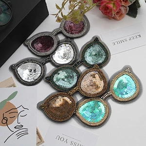 DIY Handbag Backpack Jacket Shirts Rhinestones Sunglasses Hotfix Designer Shades Glasses Patch Fashion Patch