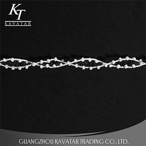 Kavatar 2019 New Style Design Mini pompom Lace Decoration For Garment