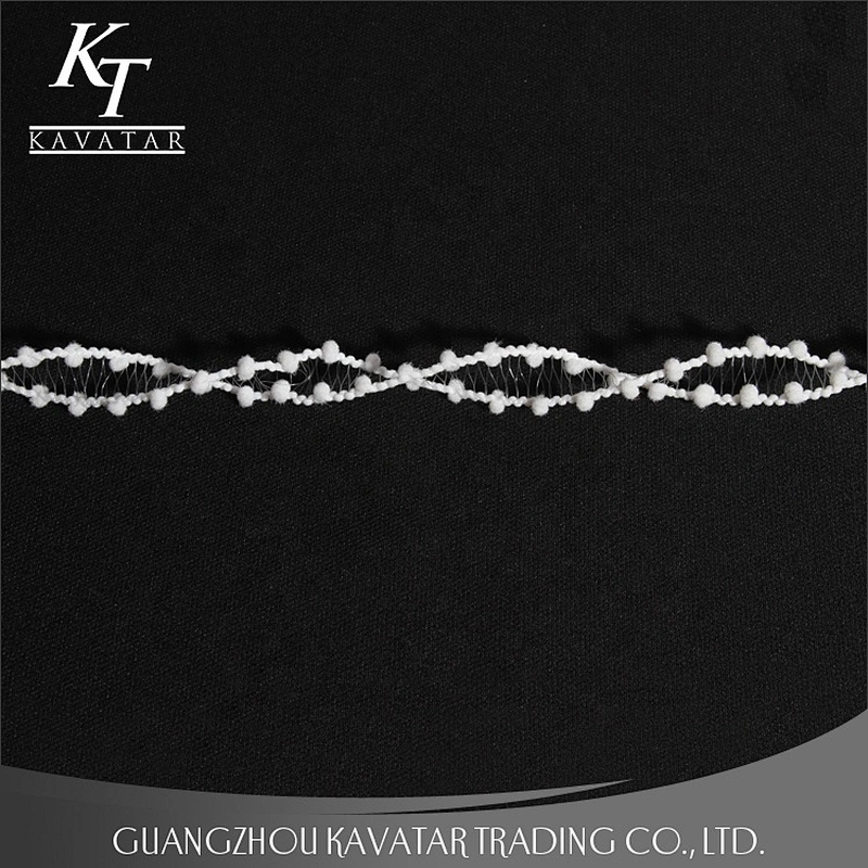 Kavatar 2019 New Style Design Mini pompom Lace Decoration For Garment
