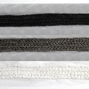 wholesale beaded trim in trimming crystal beaded Lace trim Sew on Clothes Accessories