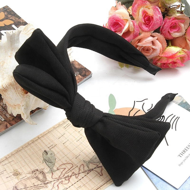 Winter headband  for girls hair accessories  rhinestone headbands for women  baroque knotted cute headbands