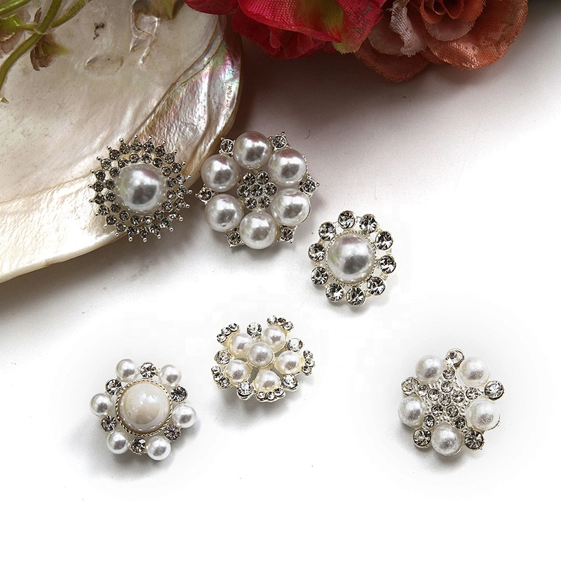Coat buttons ,dress buttons,New rhinestone buttons crystal pearl clothing diamond buttons,