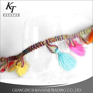 Kavatar Wholesale Various Colors Tassel Fringe For Curtain