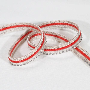 Custom 1cm Decorative Accessories Chain Crystal Rhinestone Beaded Resin Thermal Transfer Ribbon