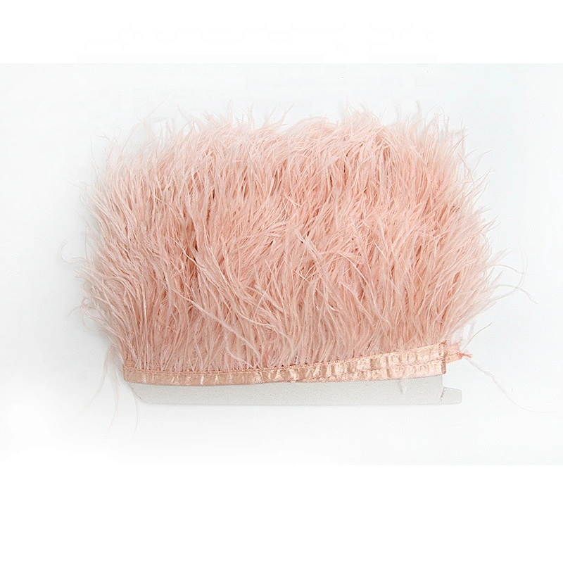 KAVATAR High quality ostrich feather decoration dress dress shoe hat ribbon feather decoration party trim craft
