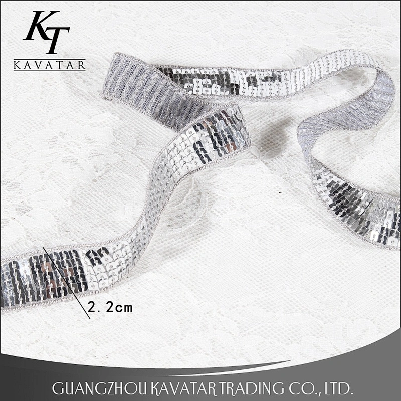 2.2cm width mini sequin trim tape wholesale