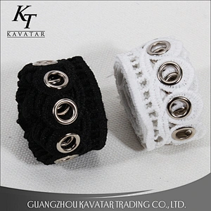 Special eyelet trim, made of eyelet and alloy/used for garment decoration