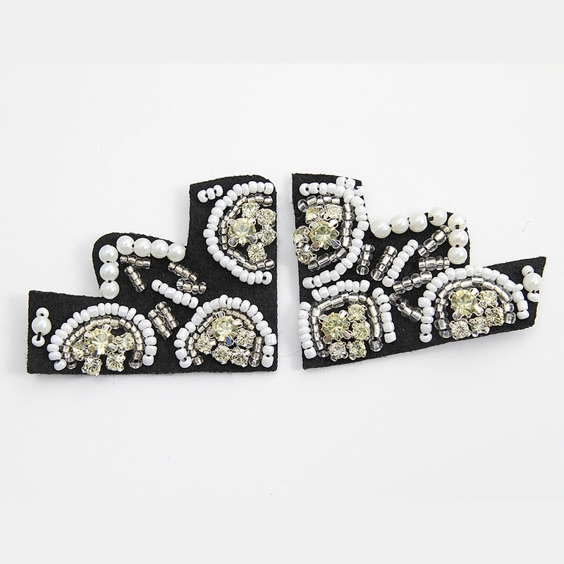 Beaded peacock rhinestone Patches for women clothing fashion Sew on patch 3d patches clothing