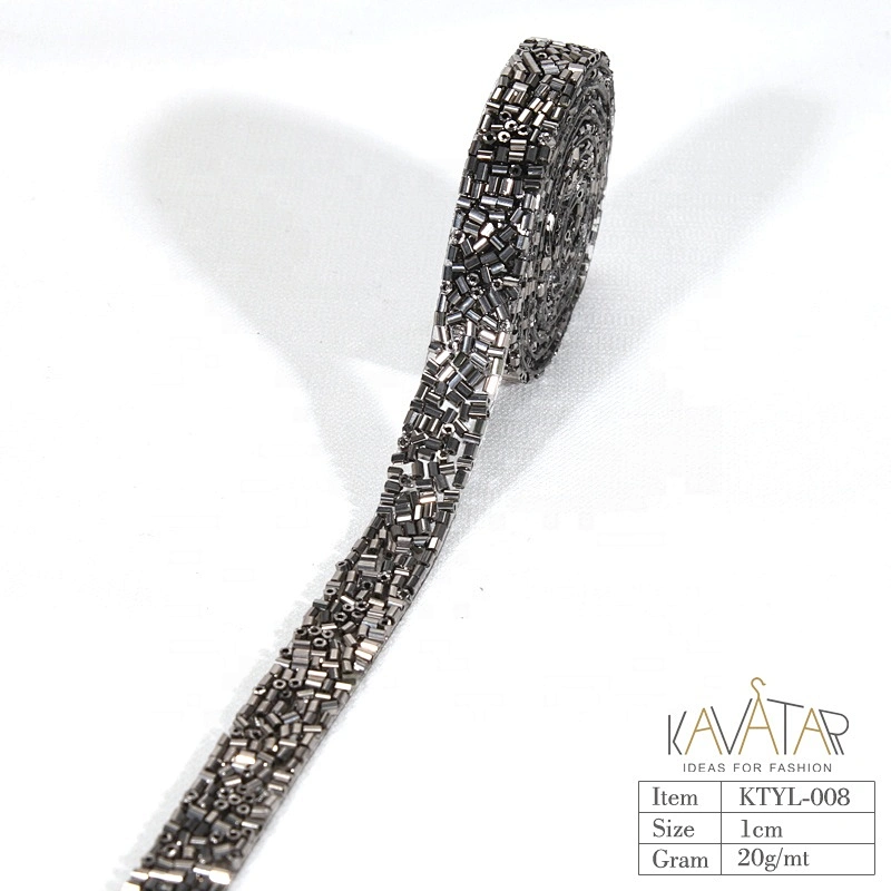 Kavatar Newest Wholesale Crystal Rhinestone Chain Trim For shoes Accessories