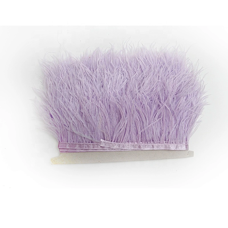 KAVATAR High quality ostrich feather decoration dress dress shoe hat ribbon feather decoration party trim craft