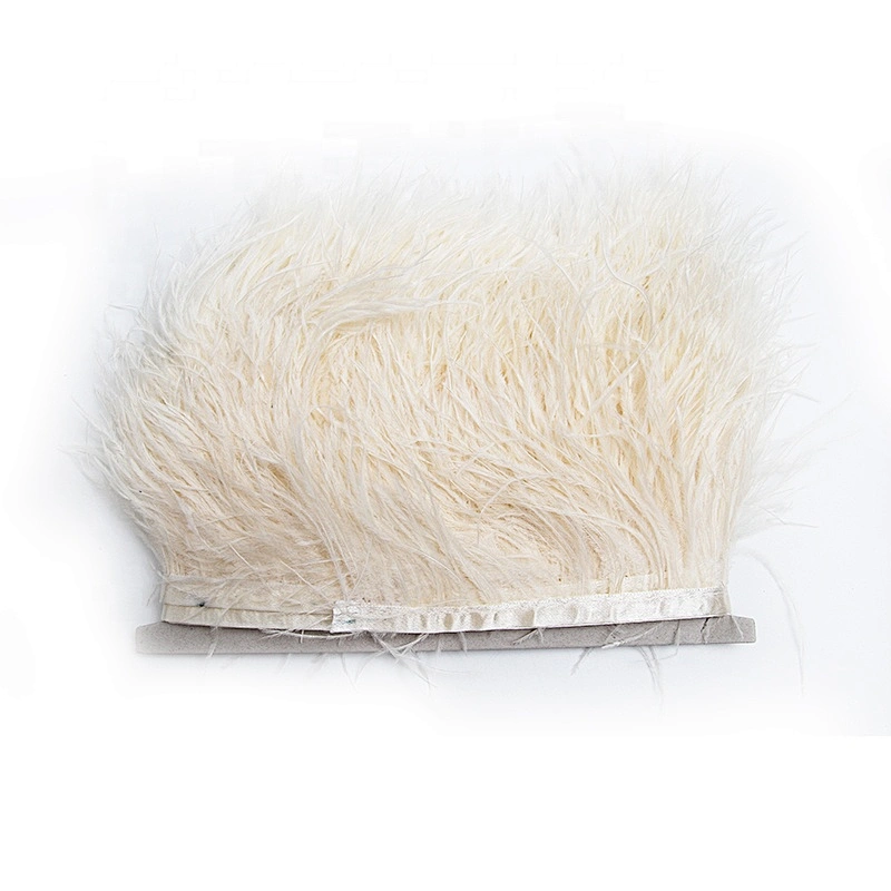 KAVATAR High quality ostrich feather decoration dress dress shoe hat ribbon feathers decoration party trim craft