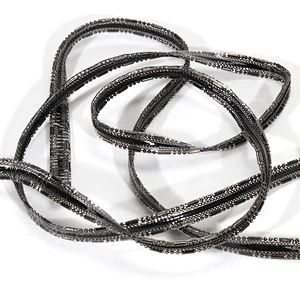 China Supplier Black Plastic Beads Iron On Hotfix Rhinestone Trim