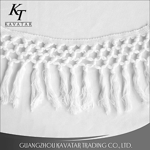 Wholesale White Tassel Fringe Trimming For Decoration