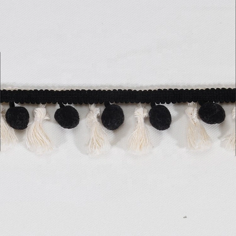 New arrival garment decoration pom pom ball tassel,wholesale trim for home textiles accessories