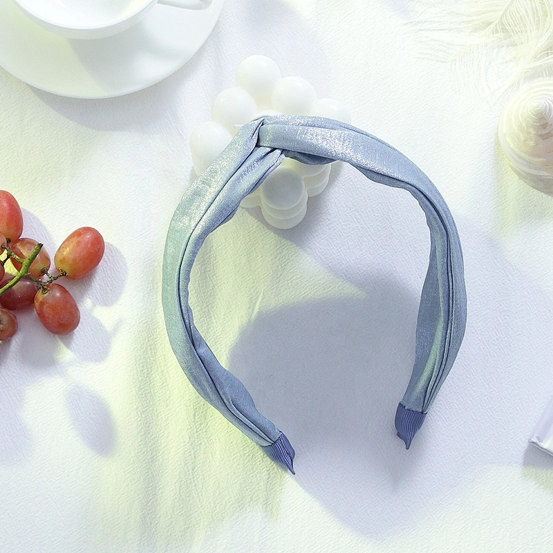 American and Korean versions of polyester slippery winter wide band fashion web celebrity street party hair accessories