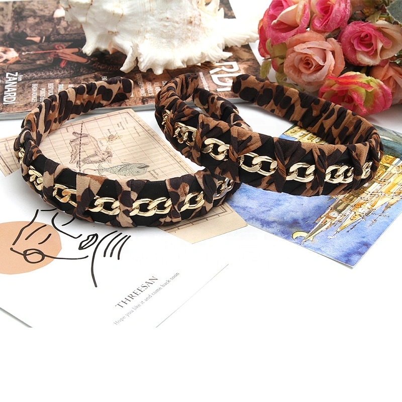 Korean version of tiger and leopard stripe manufacturers female hairband hair accessories New fashion headbands 2020