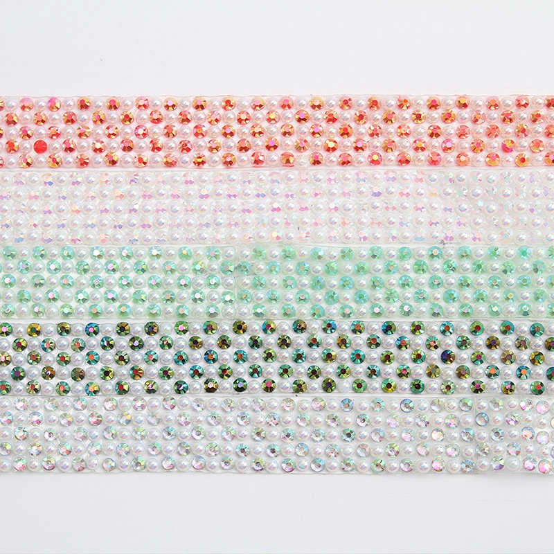 Hotsell 1.5cm Width Resin Glass Rhinestone Sheet Hotfix Flack Tape For Shoe And Bag Decoration