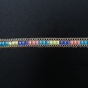 Kavatar Wholesale Hotfix Trim Cube Colors Design Fashion color and design easy transfer For Clothing Iron on Trims