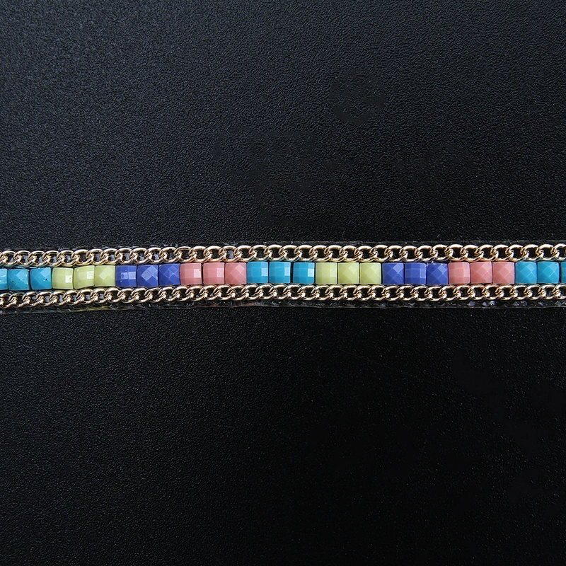 Kavatar Wholesale Hotfix Trim Cube Colors Design Fashion color and design easy transfer For Clothing Iron on Trims