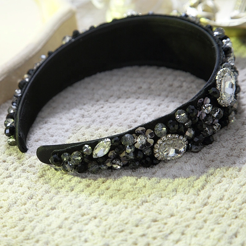 Headband girls go out with a lot of fun  hairbands for women headband  designer rhinestone headbands