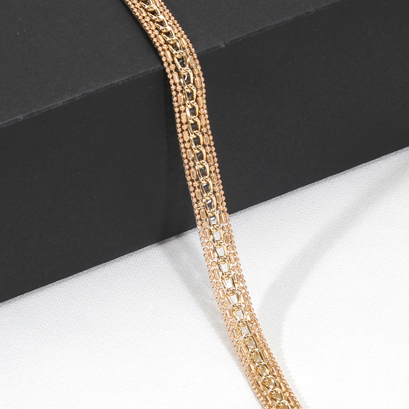 Wholesale Gold Hotfix Transfer Accessories Chain Beads Trim