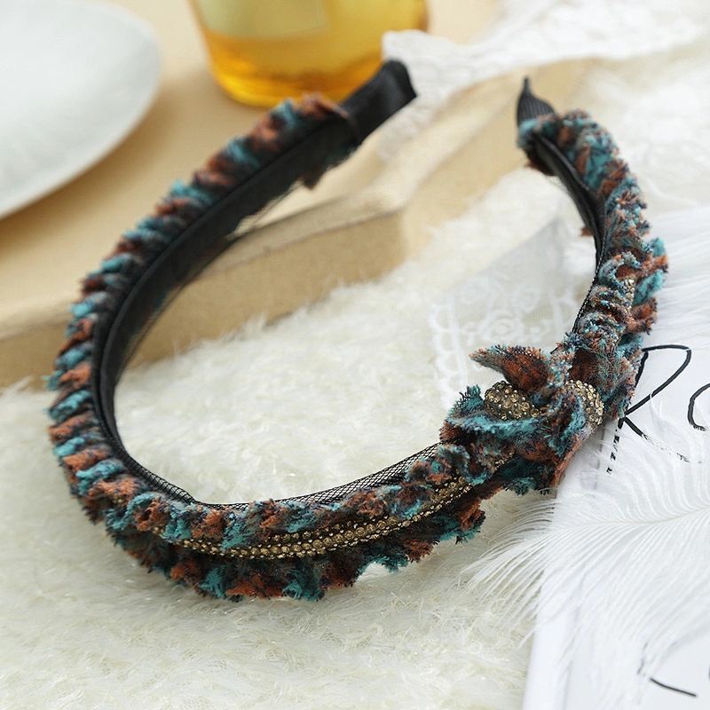 Europe and America restoring ancient ways hair hoop fashion Designer headband women hair headband girl rhinestone hairbands