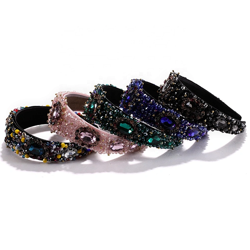 Korean fashion goes with everything fashion headbands 2020 headbands for girls hair accessories  headband rhinestone