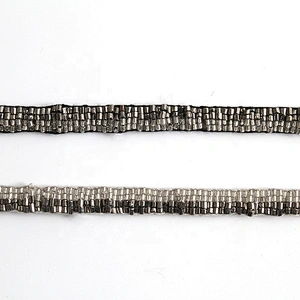 Kavatar factory directly chainette beads trim wholesale beaded trim