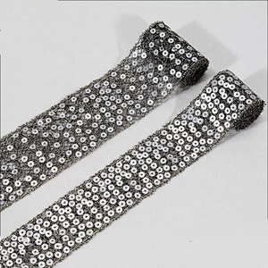 Cheap kavatar Sequins Garment Tapes Lace Trim Tibbon