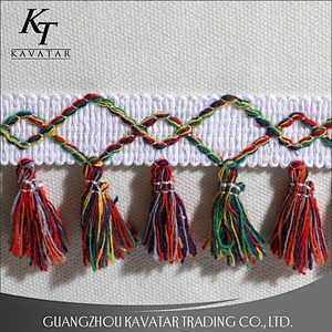 Kavatar Popular High Quality Tassel Fringe Trims For Bags