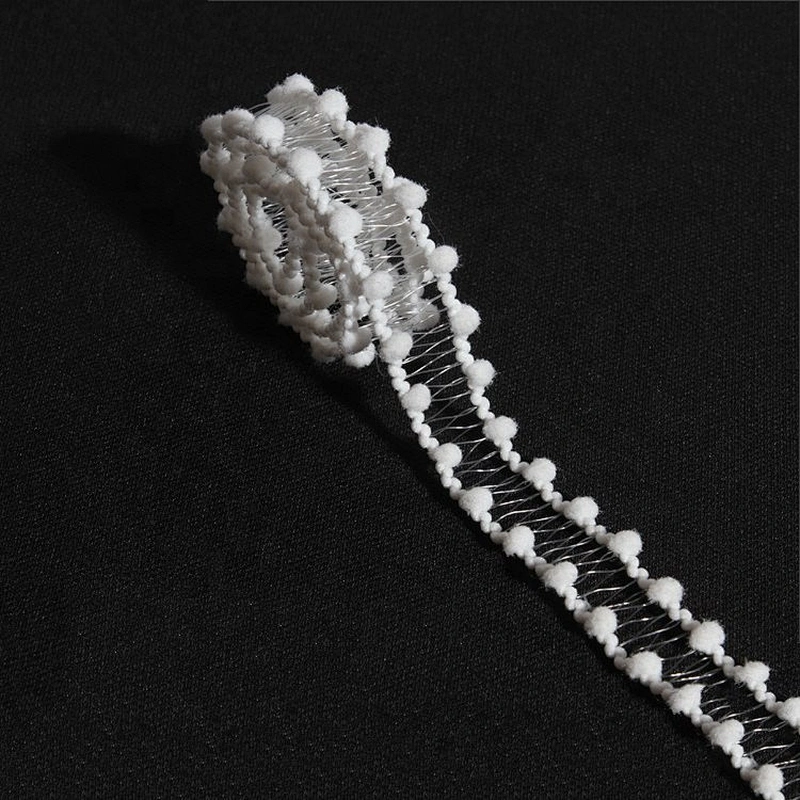 Kavatar 2019 New Style Design Mini pompom Lace Decoration For Garment