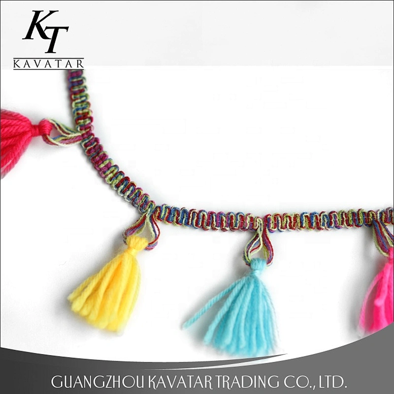 Kavatar Wholesale Various Colors Tassel Fringe For Curtain