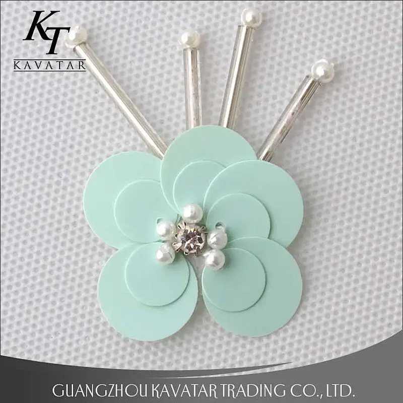 Customization all kinds of sequin flower patches for garment or shoes