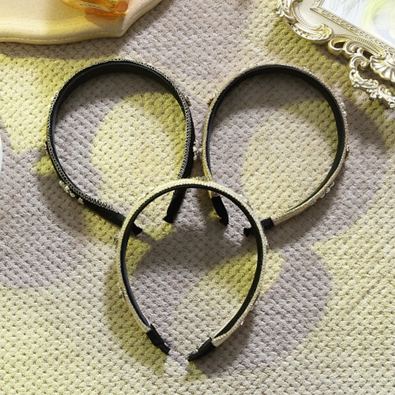 wholesale South Korean girl rhinestone head band simple fashion adult hairband clip hair hoop web celebrity women headbands