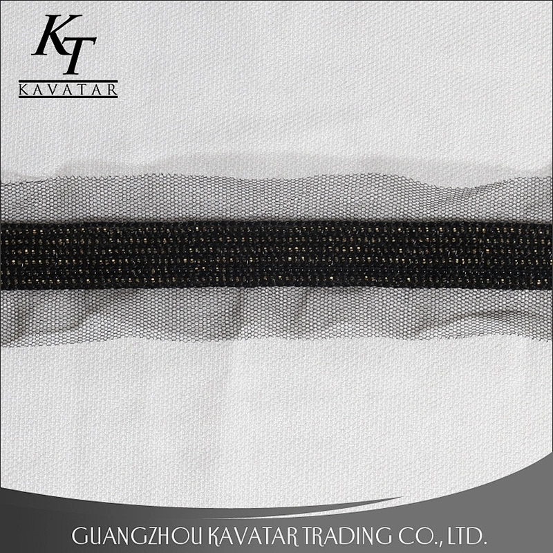 Kavatar Latest Fashion 4cm Bead Handmade Trimming With Rhinestones Chain