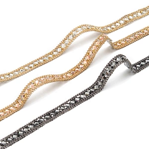 wholesalehot rhinestones trimming   for shoes  for Clothing for hat bead  Glass to trimming Banding Trim hotfix transfers