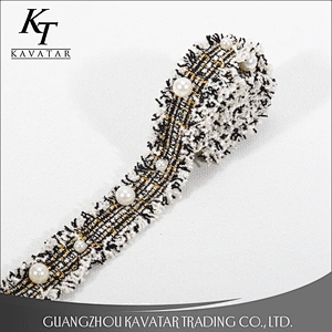 Popular modern decorative embroidery lace trim