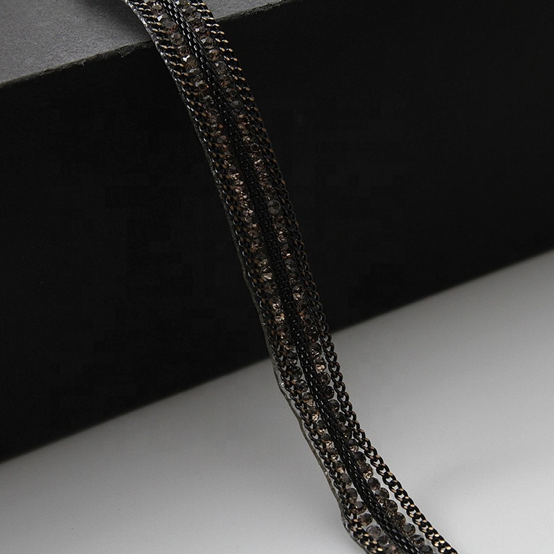 Custom hotfit sequin iron on trimming tape for shoes garment accessories wholesale