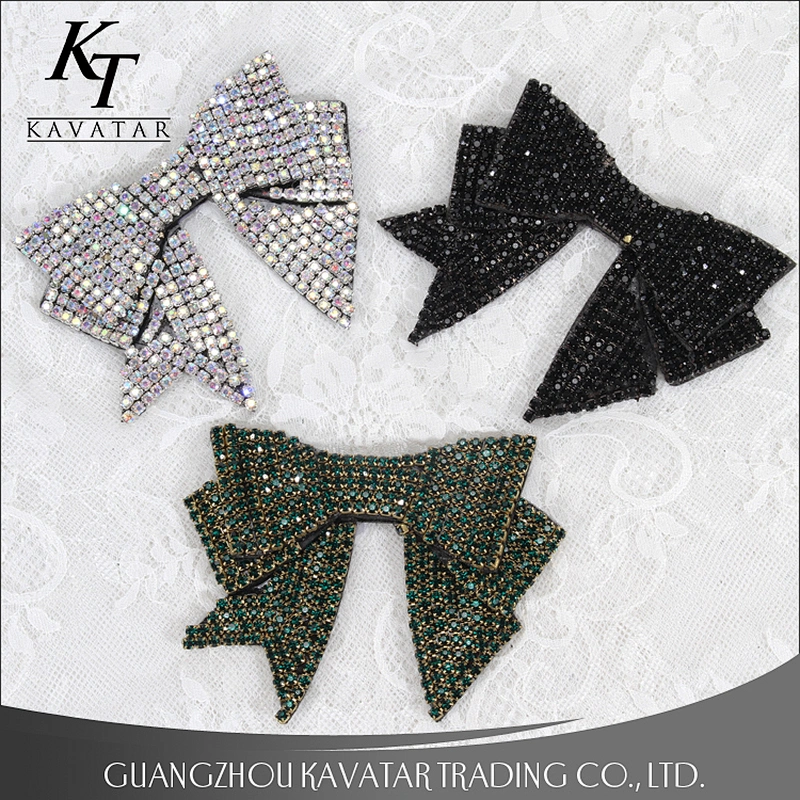 Shoe Accessories Crystal Beads Bow Patch Handmade Beads Rhinestone Bowknot Patch