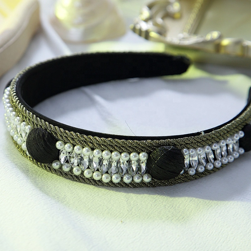Fashion headbands 2020  hairbands for women headband beaded baroque headbands