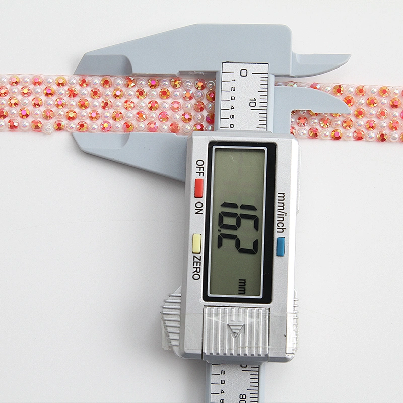 Hotsell 1.5cm Width Resin Glass Rhinestone Sheet Hotfix Flack Tape For Shoe And Bag Decoration