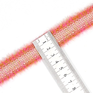 Kavatar Colorful Muticolorl Custom Weaving Ribbon Trim For Garment