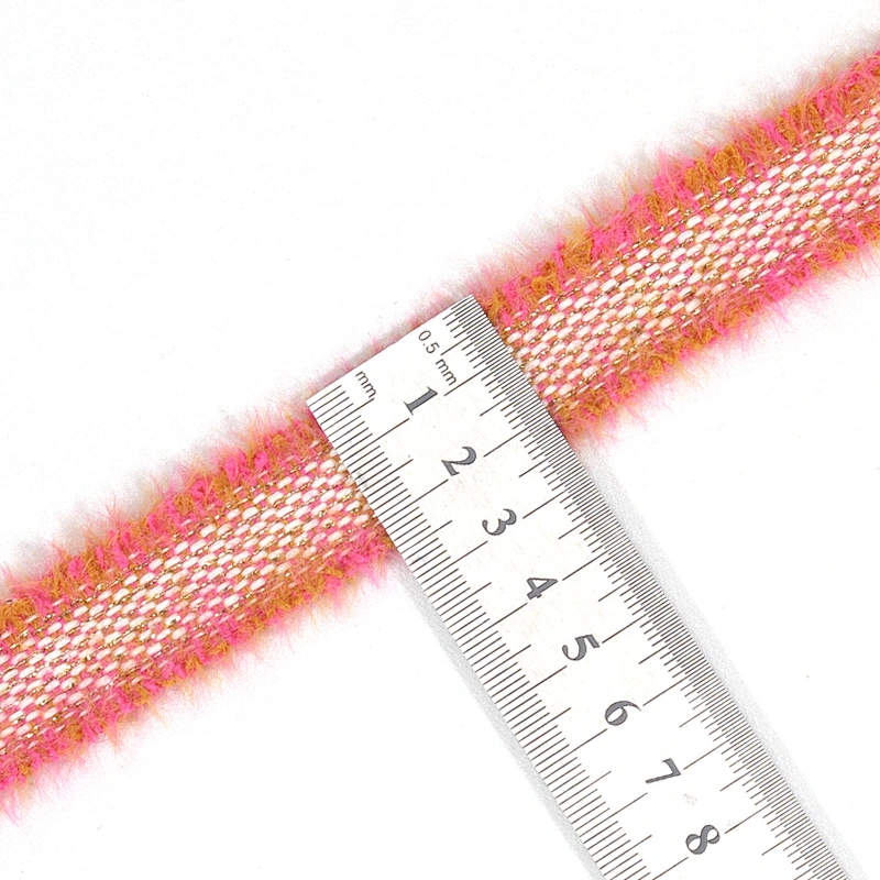 Kavatar Colorful Muticolorl Custom Weaving Ribbon Trim For Garment