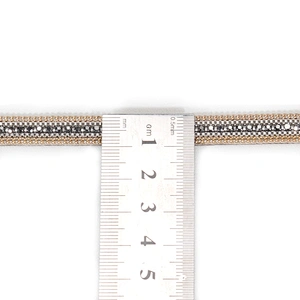Hotfix Crystal Rhinestones Trim with Gold kavatar Accessories Chain